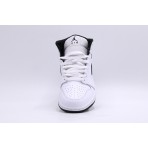 Jordan Air 1 Reverse Panda Mid Παπούτσια Λευκά, Μαύρα