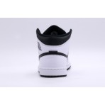 Jordan Air 1 Reverse Panda Mid Παπούτσια Λευκά, Μαύρα