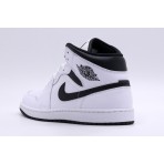 Jordan Air 1 Reverse Panda Mid Παπούτσια Λευκά, Μαύρα