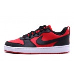 Nike Court Borough Low Recraft Παιδικά Sneakers Μαύρα, Κόκκινα