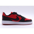 Nike Court Borough Low Recraft Παιδικά Sneakers Μαύρα, Κόκκινα