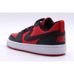 Nike Court Borough Low Recraft Παιδικά Sneakers Μαύρα, Κόκκινα