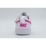 Nike Court Borough Low Recraft Βρεφικά Sneakers Λευκά, Φούξια