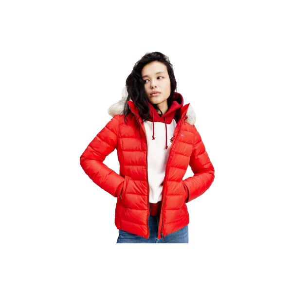 Tommy Jeans Tjw Basic Hooded Down Jacket Μπουφάν Puffer (DW0DW08588 XNL)