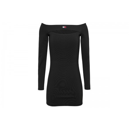 Tommy Jeans Tjw Badge Cut Out Bodycon Dress Φόρεμα Mini 