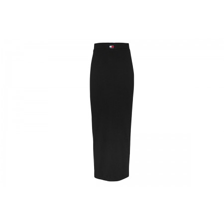 Tommy Jeans Rib Badge Maxi Skirt 