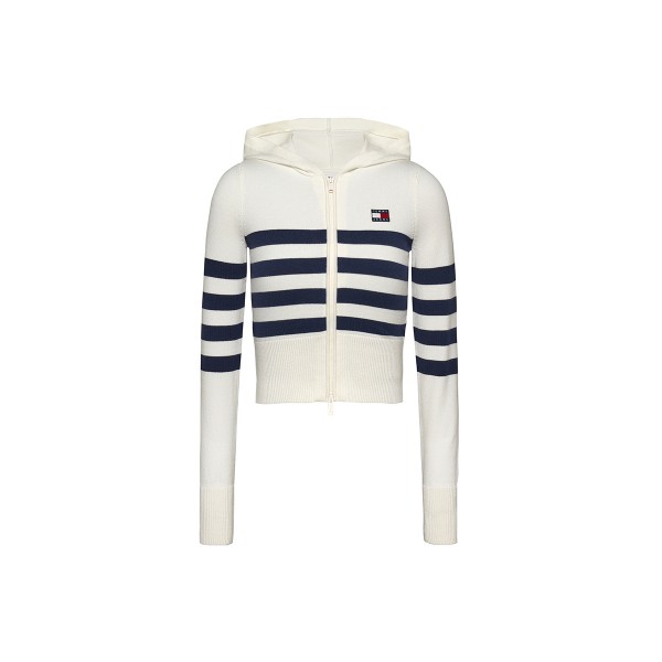 Tommy Jeans Tjw Stripe Zip Thru Badge Hood (DW0DW18524 YBH)