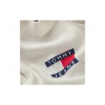 Tommy Jeans Γυναικεία Αμάνικη Μπλούζα Λευκή