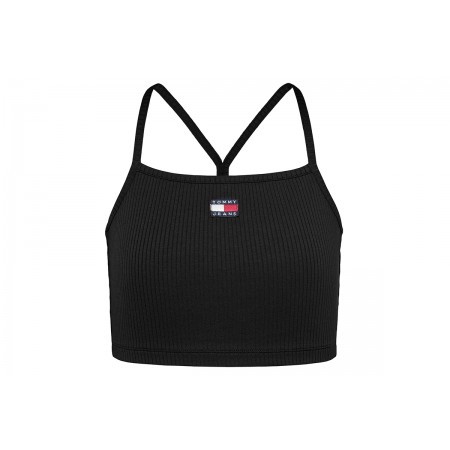 Tommy Jeans Strappy Badge Bralette Μπλούζα Με Τιράντες Γυναικεία 