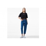 Tommy Jeans Oversized Essential Logo Κοντομάνικη Crop Top Μπλούζα