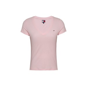 Tommy Jeans Slim V-Neck T-Shirt Γυναικείο (DW0DW20458 TH3)