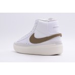 Nike Blazer Phantom Mid Ανδρικά Μποτάκια Λευκά, Καφέ