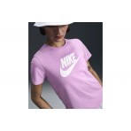 Nike Sportswear Essentials Γυναικείο Κοντομάνικο T-Shirt Ροζ