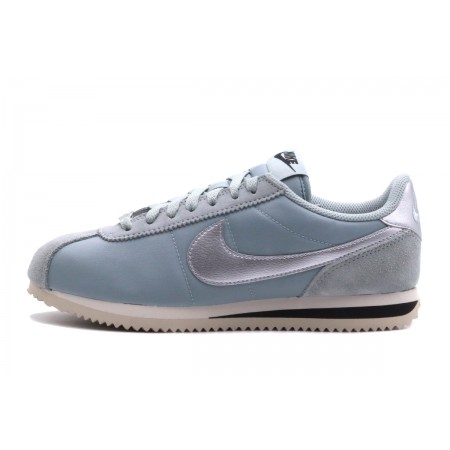 Nike Cortez Γυναικεία Sneakers Γκρι, Ασημί, Λευκά