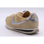 Nike Cortez Γυναικεία Sneakers Μουσταρδί, Ασημί