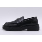 Tommy Jeans Γυναικεία Loafers Μαύρα