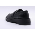 Tommy Jeans Γυναικεία Loafers Μαύρα