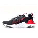 Nike React Vision Ανδρικά Sneakers Μαύρα, Κόκκινα, Λευκά