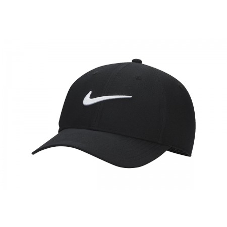 Nike Dri-FIT Club Structured Swoosh Καπέλο Μαύρο