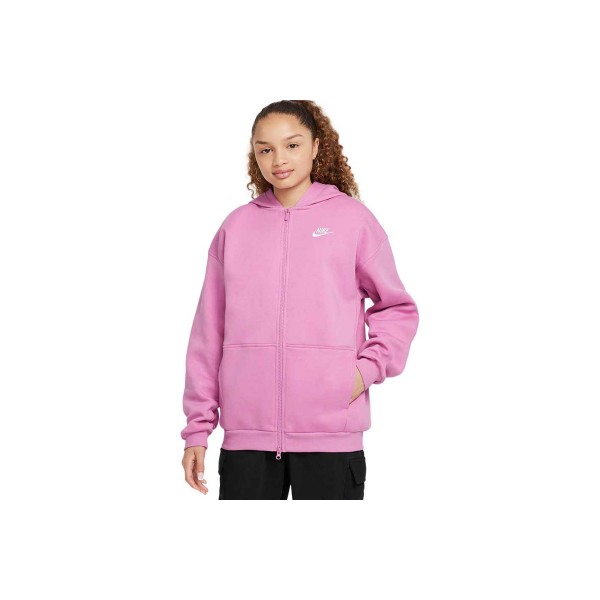 Nike Sportswear Club Fleece Ζακέτα Με Κουκούλα Βαμβακερή (FD2931 646)