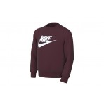 Nike Sportswear Club Fleece Παιδικό Μακρυμάνικο Φούτερ Μπορντό