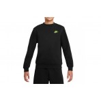 Nike Sportswear Club Fleece Παιδική Μακρυμάνικη Μπλούζα Μαύρη