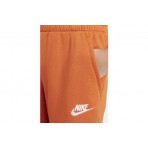 Nike Sportswear Club Fleece Παιδικό Παντελόνι Φόρμας Πορτοκαλί