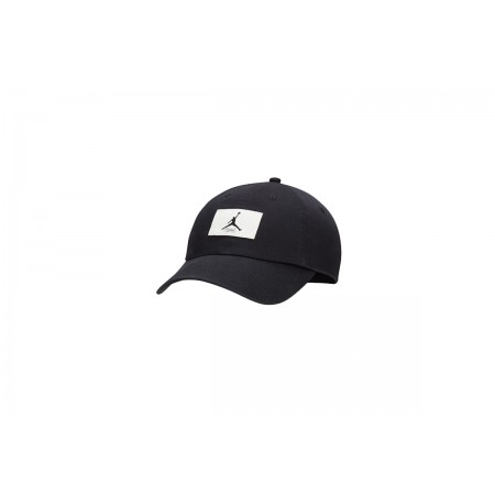 Jordan Rise Cap Καπέλο Strapback Μαύρο, Λευκό