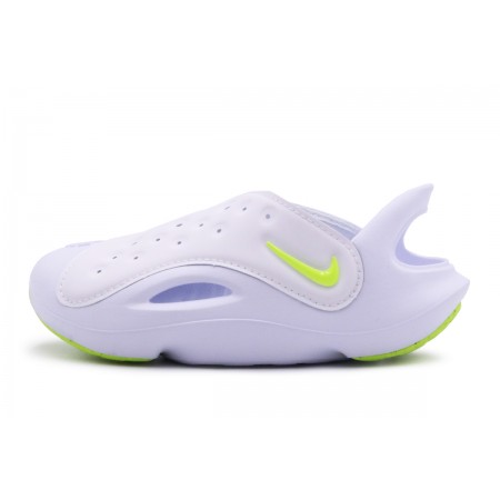 Nike Aqua Swoosh Βρεφικά Σανδάλια Λευκά