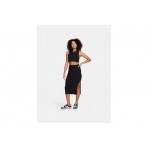 Nike Sportswear Chill Knit Γυναικεία Αμάνικη Crop Top Μπλούζα