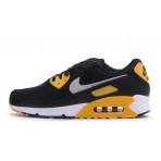 Nike Air Max 90 Ανδρικά Sneakers Μαύρα, Κίτρινα, Γκρι, Λευκά