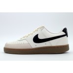 Nike Court Vision Low Sneakers Εκρού, Μαύρα, Καφέ