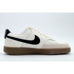 Nike Court Vision Low Sneakers Εκρού, Μαύρα, Καφέ