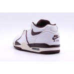 Nike Air Flight 89 Low Ανδρικά Sneakers Λευκά, Μπορντό