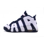 Nike Air More Uptempo Παιδικά Sneakers Μπλε Σκούρα, Λευκά