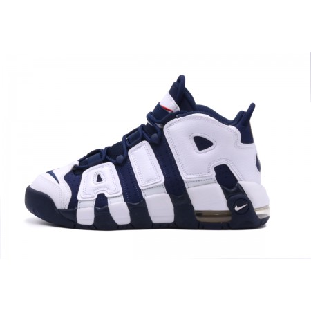 Nike Air More Uptempo Παιδικά Sneakers Μπλε Σκούρα, Λευκά