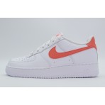 Nike Air Force 1 Sneakers Λευκά, Κοραλλί