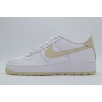 Nike Air Force 1 Sneakers Λευκά, Μπεζ