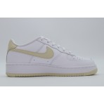 Nike Air Force 1 Sneakers Λευκά, Μπεζ