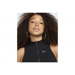 Nike Sportswear Chill Terry Γυναικεία Αμάνικη Crop Top Μπλούζα