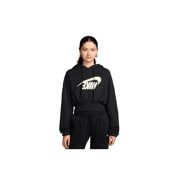 Nike Sportswear Cropped French Terry Hoodie Γυναικείο (FV7777 010)