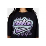 Nike Sportswear Oversized Γυναικείο Κοντομάνικο T-Shirt Μαύρο