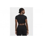 Nike Sportswear Chill Knit Γυναικεία Κοντομάνικη Crop Top Μπλούζα