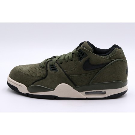 Nike Air Flight 89 Low Ανδρικά Sneakers Χακί, Μαύρα, Λευκά