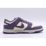 Nike Dunk Low Γυναικεία Sneakers Εκρού, Μωβ, Λευκά