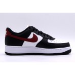 Nike Air Force 1 '07 Ανδρικά Sneakers Μαύρα, Μπορντό, Λευκά