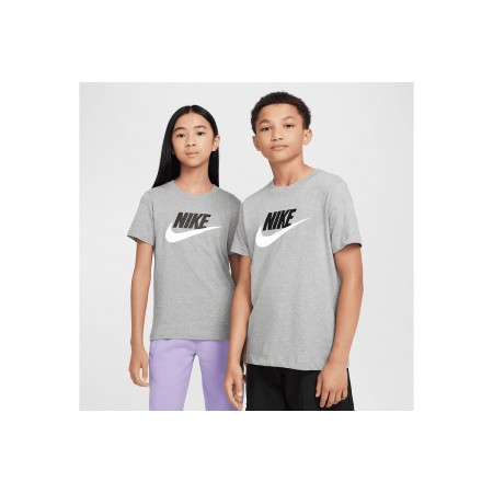 Nike Sportswear Essentials Παιδικό Κοντομάνικο T-Shirt Γκρι