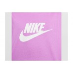 Nike Sportswear Παιδική Κοντομάνικη Crop Top Μπλούζα Λιλά