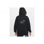 Nike Sportswear Dri-FIT Fleece Παιδική Ζακέτα Με Κουκούλα Μαύρη