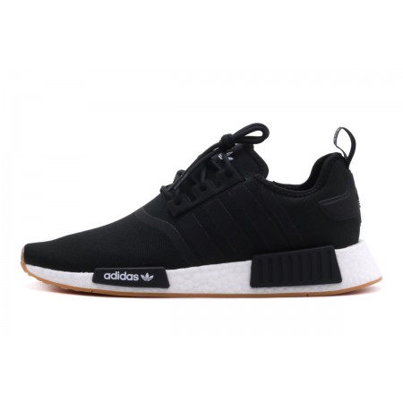 Adidas Originals NMD_R1 Primeblue Ανδρικά Sneakers Μαύρα, Λευκά